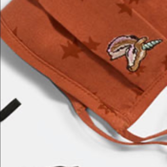 🆕 Coach Unicorn 🦄 Face Mask with Star Print - Picture 4 of 10